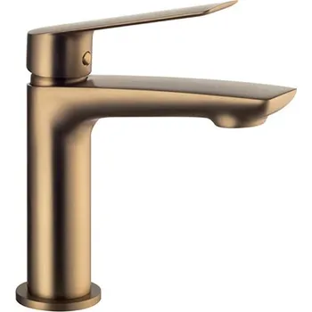 Vodovodní baterie Umyvadlová baterie SLEEK s odpadem CLICK-CLACK matná mosaz 9910ZB