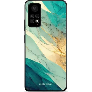 Pouzdro na mobilní telefon Lesklý kryt Mobiwear Glossy - Xiaomi Redmi Note 11 Pro 5G - G024G - Zlatavý a zelenkavý mramor (Prémiové lesklé pouzdro, obal, kryt Mobiwear Glossy na mobil Xiaomi Redmi Note 11 Pro 5G - G024G - Zlatavý a zelenkavý mramor, materiál Plast + TPU silikon -)