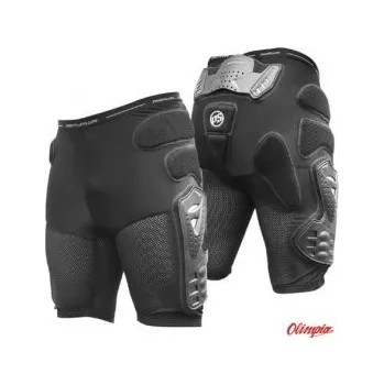 Sada chráničů Powerslide Protection Protective shorts pro Černá; S sada návleků na kolena a lokty + DÁREK DLE VÝBĚRU!