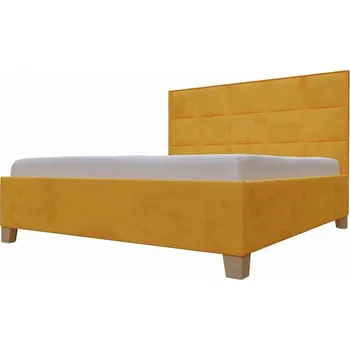 Postel Čalouněná postel Electra, 180x200 cm, Mrava Odstín moření: Třešeň, Výběr čalounění: Velvet 2214, Výška čela postele: 130 cm