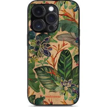 Pouzdro na mobilní telefon Lesklý kryt Mobiwear Glossy - Apple iPhone 14 Pro - G036G - Sukulenty (Prémiové lesklé pouzdro, obal, kryt Mobiwear Glossy na mobil Apple iPhone 14 Pro - G036G - Sukulenty, materiál Plast + TPU silikon - krytí po všech stranách, neošoupatelný potisk, tenk