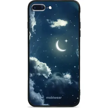 Pouzdro na mobilní telefon Lesklý kryt Mobiwear Glossy - Apple iPhone 8 Plus - G048G - Noční obloha (Prémiové lesklé pouzdro, obal, kryt Mobiwear Glossy na mobil Apple iPhone 8 Plus - G048G - Noční obloha, materiál Plast + TPU silikon - krytí po všech stranách, neošoupatelný potisk