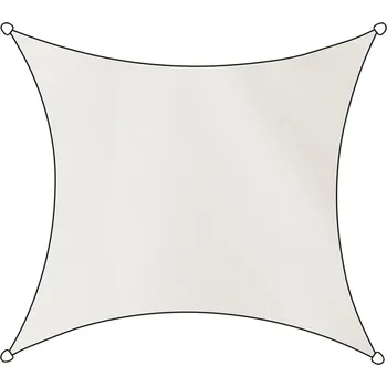 Stínicí technika Sluneční clona 5 x 5m bílá obdélník