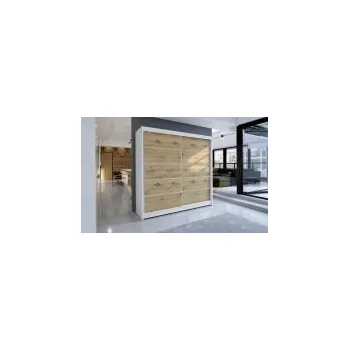 Šatní skříň FALCO Skříň Talin IV bílá/artisan