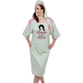 Dámské noční prádlo Noční košile krásné ženě - velikost M