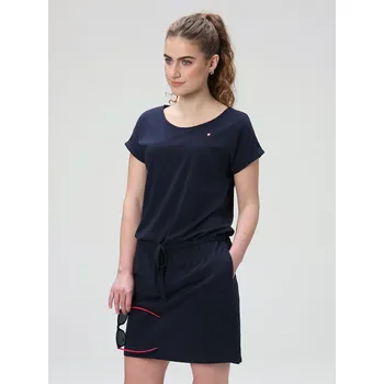 Dámské šaty Loap Bladana modrá velikost: XS