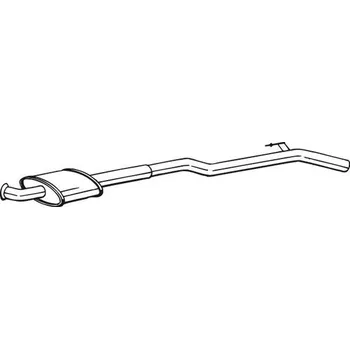 Výfukový systém Střední tlumič výfuku BOSAL 283-551