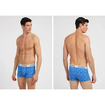 Boxerky Pánské boxerky U3GG25K6YW0 P7FK bílá-oranžová-modrá - Guess XL