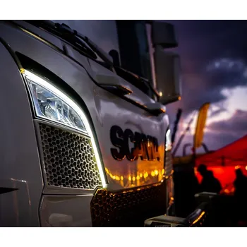 LED páska LED pásky 60 cm, studená bílá 24 V- Scania NTG
