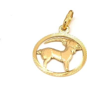 Přívěsek Zlatý přívěsek kozoroh v kruhu 0,70g
