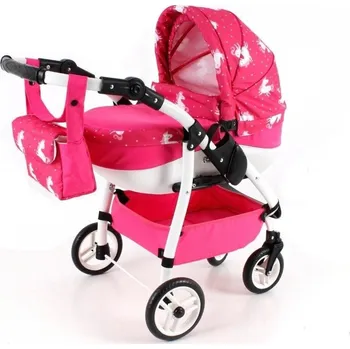 Kočárek pro panenku Kočárek na hraní Jasmine Kids OK23 Unicorn