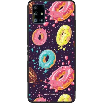 Pouzdro na mobilní telefon Lesklý kryt Mobiwear Glossy - Samsung Galaxy A51 - G046G - Donutky (Prémiové lesklé pouzdro, obal, kryt Mobiwear Glossy na mobil Samsung Galaxy A51 - G046G - Donutky, materiál Plast + TPU silikon - krytí po všech stranách, neošoupatelný potisk, tenké)