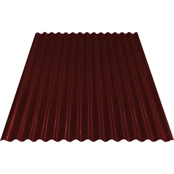 plechová krytina Vlnitý plech BRAVO S18 - 883x2000 mm, RAL 3011