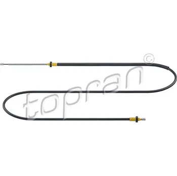 Lanko parkovací brzdy Tažné lanko, parkovací brzda, , 6001549112, TOPRAN, 701 501