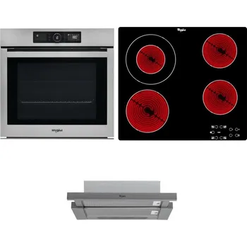 Set domácích spotřebičů WHIRLPOOL AKZ9 9480 IX + WHIRLPOOL AKT 8130/NE + WHIRLPOOL AKR 749/1 IX
