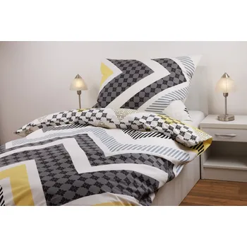 Povlečení JAN peří Luxusní bavlněné povlečení - renforce - Wawe - Luxusní bavlněné povlečení - renforce - Wawe - souprava povlečení 70x90 + 140x200