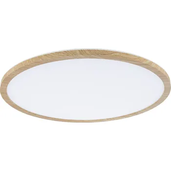 Svítidlo Paulmann 71034 Atria Shine, stropní svítidlo s korónou, 22W LED 4000K, průměr 42cm, dřevěný vzhled, IP44