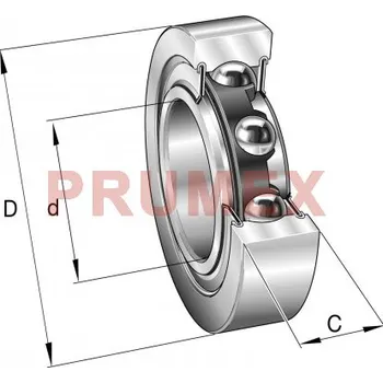 INA LR 50/6-2RSR ložisková kladka