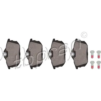 Brzdový systém Sada brzdových destiček, kotoučová brzda, , 4544201020, A4544201020, MN125772, TOPRAN, 407 961