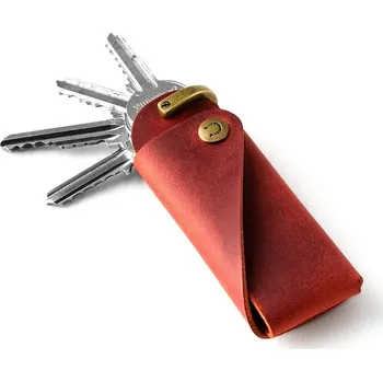 Crazy Horse Craft kožená klíčenka Red