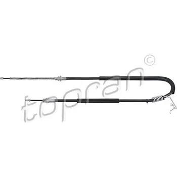 Lanko parkovací brzdy Tažné lanko, parkovací brzda, , 1494893, 1C152A635CB, 1C152A635CC, 1C152A635CD, 1C152A635CE, 4095179, 4379596, 4519421, TOPRAN, 304 667