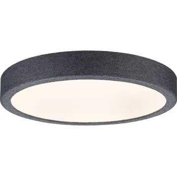 Paulmann 71053 Cosara, textilní stropní svítidlo s korónou, 15W LED 3000K, průměr 30cm, tmavě šedá, IP44
