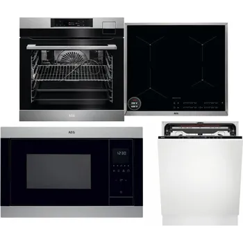 Set domácích spotřebičů AEG BSK792380M + AEG Mastery SenseBoil IAE64413XB + AEG Mastery MSB2547D-M + AEG FSE74707P