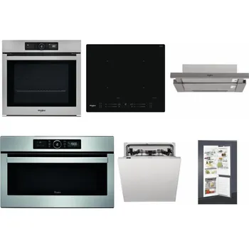 Set domácích spotřebičů WHIRLPOOL AKZ9 9480 IX + WHIRLPOOL WL S7260 NE + WHIRLPOOL AKR 5390/1 IX + WHIRLPOOL ABSOLUTE AMW 730 IX + WHIRLPOOL WIC 3C33 PFE + WHIRLPOOL ART 65031