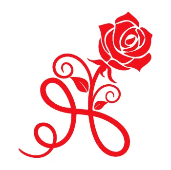 Samolepící dekorace SAMOLEPKA Květina dekor 036 pravá růže (10 - červená) NA AUTO, NÁLEPKA, FÓLIE, POLEP, TUNING, VLASTNÍ TEXT, TISK, AUTOSAMOLEPKY.cz, POLEPY, OBRÁZEK, LOGO, SAMOLEPKY