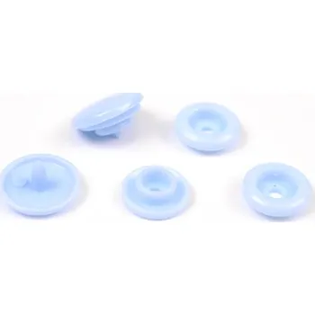 Patentky 10 mm světle modrá - balení 20 ks
