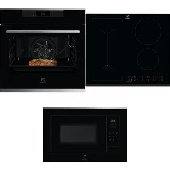 Set domácích spotřebičů ELECTROLUX KOEBP39X + ELECTROLUX LIV63431BK + ELECTROLUX LMS4253TMX