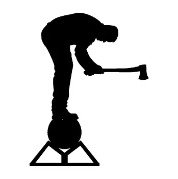 Samolepící dekorace SAMOLEPKA Dřevorubec 004 pravá sekera (01 - černá) NA AUTO, NÁLEPKA, FÓLIE, POLEP, TUNING, VLASTNÍ TEXT, TISK, AUTOSAMOLEPKY.cz, POLEPY, OBRÁZEK, LOGO, SAMOLEPKY