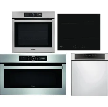 Set domácích spotřebičů WHIRLPOOL AKZ9 9480 IX + WHIRLPOOL WS Q2760 BF + WHIRLPOOL ABSOLUTE AMW 730 IX + WHIRLPOOL WBC 3C34 PF X