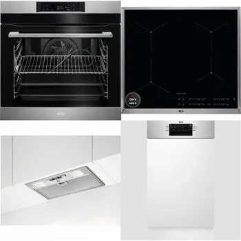 Set domácích spotřebičů AEG BPK742380M + AEG Mastery SenseBoil IAE64413XB + AEG DGB3523S + AEG Mastery MaxiFlex FEE73517PM