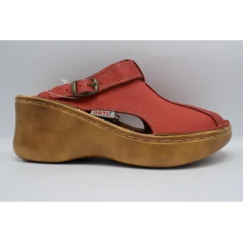 Dámské pantofle Orto plus dámský pantofel 3060-05L červený Velikost: 40
