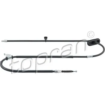 Brzdový systém Tažné lanko, parkovací brzda, , 0522102, 0522120, 13367632, 13409695, 39023120, 522102, 522120, TOPRAN, 208 588