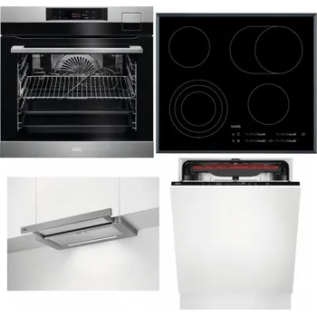 Set domácích spotřebičů AEG BSK792380M + AEG Mastery DirectTouch HK654070FB + AEG DPE5660M + AEG Mastery MaxiFlex FSB53927Z