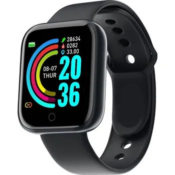 Chytré hodinky Smart watch y68 Barva: Černá