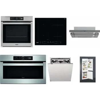 Set domácích spotřebičů WHIRLPOOL AKZ9 9480 IX + WHIRLPOOL WL B8160 NE + WHIRLPOOL AKR 749/1 IX + WHIRLPOOL ABSOLUTE AMW 730 IX + WHIRLPOOL WIO 3O540 PELG + WHIRLPOOL ART 65031