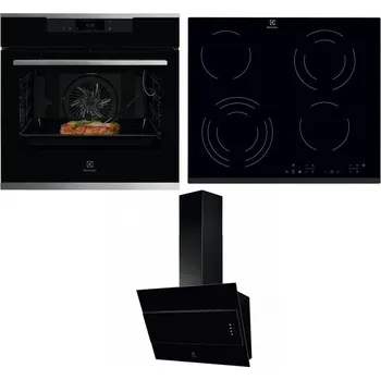 Set domácích spotřebičů ELECTROLUX KOEBP39X + ELECTROLUX EHF6343FOK + ELECTROLUX LFV316K