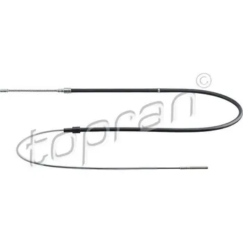 Brzdový systém Tažné lanko, parkovací brzda, , 3A0609721, 3A0609721B, TOPRAN, 108 332