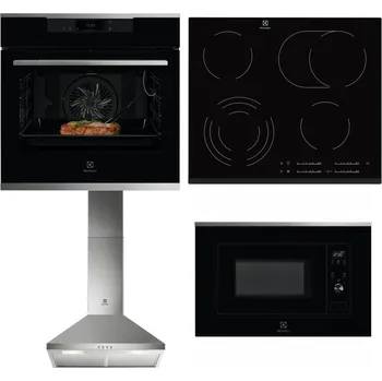 Set domácích spotřebičů ELECTROLUX KOEBP39X + ELECTROLUX EHF6547FXK + ELECTROLUX LFC316X + ELECTROLUX LMS2203EMX