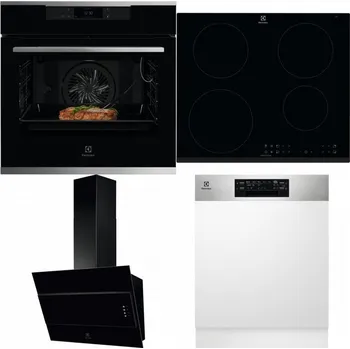 Set domácích spotřebičů ELECTROLUX KOEBP39X + ELECTROLUX LIR60430 + ELECTROLUX LFV316K + ELECTROLUX EEM48300IX