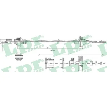 Spojka Tazne lanko, ovladani spojky, , 2150P8, LPR, C0337C