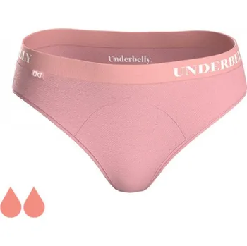 Menstruační kalhotky Menstruační kalhotky Underbelly univers, Slabší menstruace - starorůžové M