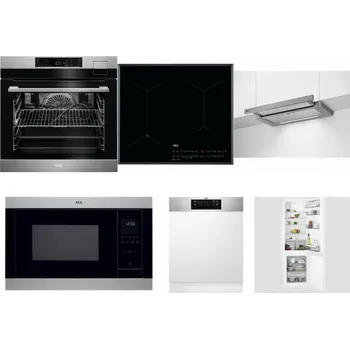 Set domácích spotřebičů AEG BSK792380M + AEG Mastery SenseFry IAE64431FB + AEG DPE5660M + AEG Mastery MSB2547D-M + AEG FEE72706PM + AEG Mastery NoFrost SCB618F6TS