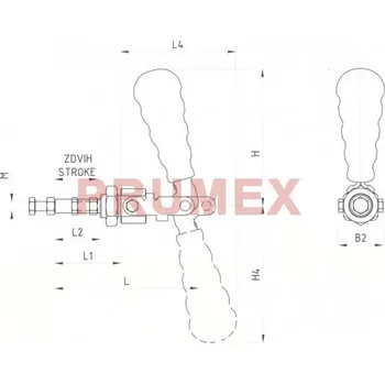 Truhlářská svěrka Přímá upínka, UPINKA, 360