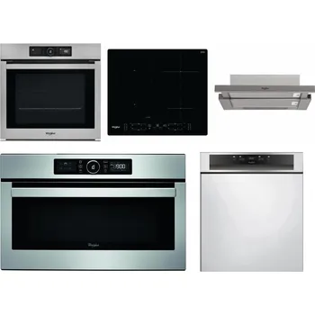 Set domácích spotřebičů WHIRLPOOL AKZ9 9480 IX + WHIRLPOOL WL B8160 NE + WHIRLPOOL AKR 5390/1 IX + WHIRLPOOL ABSOLUTE AMW 730 IX + WHIRLPOOL WBC 3C34 PF X