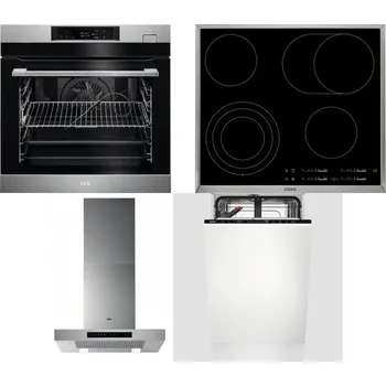 Set domácích spotřebičů AEG BSK782380M + AEG Mastery DirectTouch HK654070XB + AEG Mastery DBB5660HM + AEG Mastery GlassCare FSE73407P