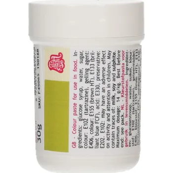 Potravinářské barvivo Leaf Green zelená gelová barva